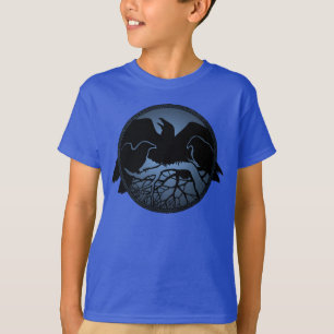 Kid's Raven T-shirt Raven Cool Organic Raven Shirt