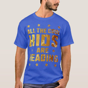 Kids Reading Golden Books Lover Girls Bookworm Lib T-Shirt