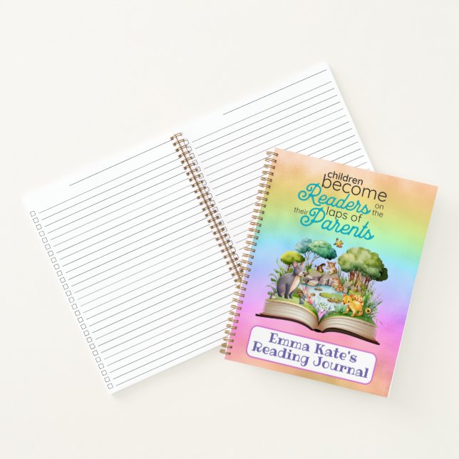 Kid's Reading Journal Notebook (Inside)
