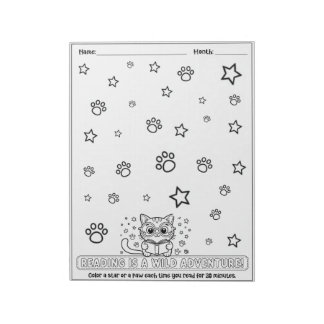 Kids Reading Log, Homeschool Reading Books Notepad