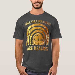 Kids Reading Tiedye Books Lover Girls Bookworm Lib T-Shirt