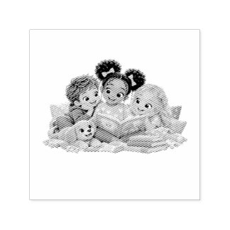 Kids Reading Together Storytime Self-inking Stamp