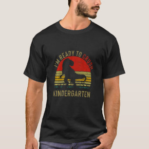 Kids Ready To Crush Kindergarten Dinosaur Back To T-Shirt