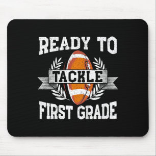 Kids Ready To Tackle First Grade First Day Of Scho Mouse Pad