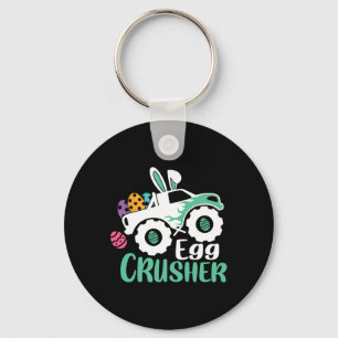 Kids Red Monster Truck Eggs Easter Egg Hunting Boy Key Ring