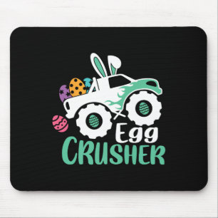 Kids Red Monster Truck Eggs Easter Egg Hunting Boy Mouse Pad