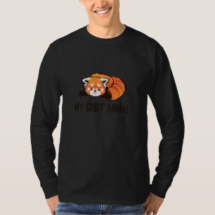 Kids Red Panda  kid   My Spirit Animal Panda Boys T-Shirt