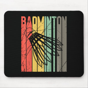 Kids Retro Dminton Player Sports Shuttle Dminton L Mouse Pad