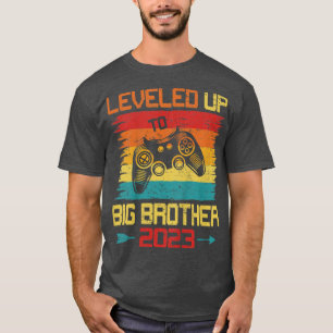 Kids Retro Levelled Up To Big Brother 2023 Pregnan T-Shirt