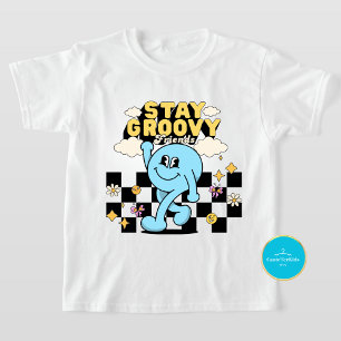 Kids Retro Shirt Stay Groovy T-Shirt