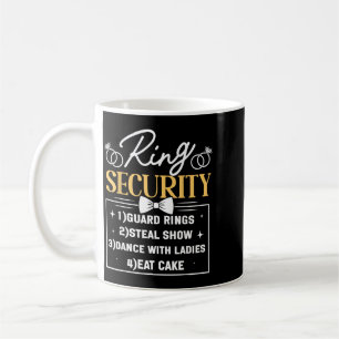 Kids Ring Security Ring Bearer Boys Wedding Party Coffee Mug