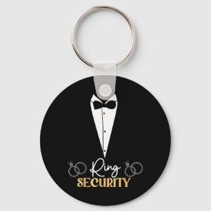 Kids Ring Security Ring Bearer Boys Wedding Party Key Ring