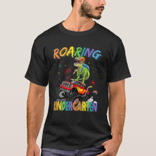 Kids Roaring Kindergarten Dinosaur T Rex Back To S T-Shirt