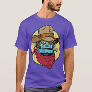 Kids Robot  for Kids, Cute Cowboy Shirt for Boys a