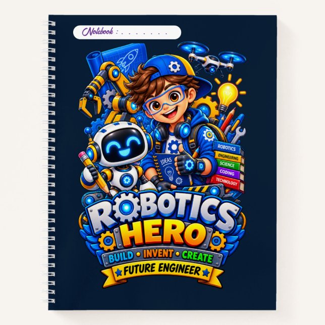 Kids Robotics Notebook | Future Engineer (Front)