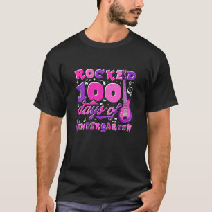 Kids Rocked 100 Days Of Kindergarten T-Shirt