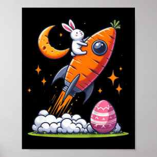 Kids Rocket Easter Egg Kids Toddler Boys Easter Bu Poster