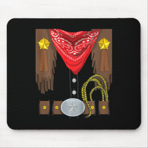 Kids Rodeo Outfit Halloween Costume Kids Cowboy Mouse Pad