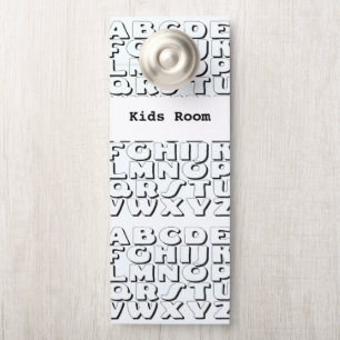 Kids Room / Learning In Progress  Door Hanger