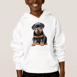 Kid's Rottweiler Puppy Hoodie