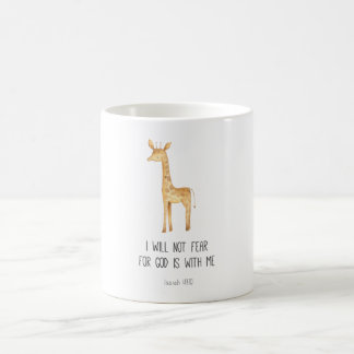 Kids Safari Animal Bible Verse Mug I Will Not Fear