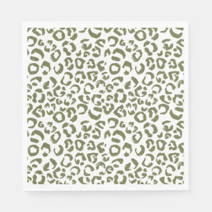 Kid's Safari Leopard Birthday Party Napkin