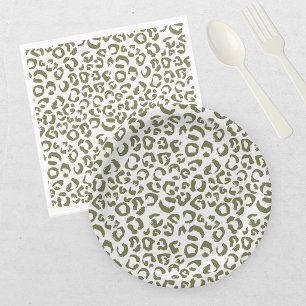 Kid's Safari Leopard Birthday Party Napkin