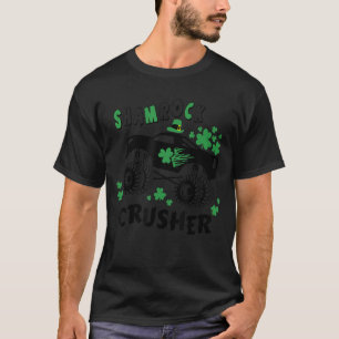 Kids Saint Patricks Day for Monster Truck Boy Sha T-Shirt