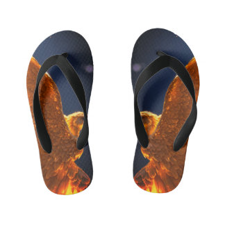 Kids sandals with eagle design print 