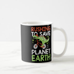 Kids Save The Planet Earth Day Environmental Dinos Coffee Mug