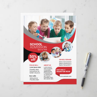 Kids School Admission Flyer