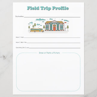 Kids School Field Trip Profile Download Print