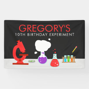 Kids Science Party Banner