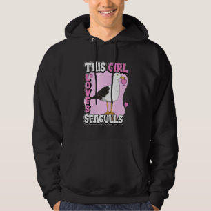 Kids Seagull Quote Sea Gulls This Girl Loves Seagu Hoodie