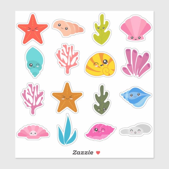 Kids Seashells (Sheet)