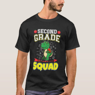 Kids Second Grade Squad Elementary Primary School T-Shirt