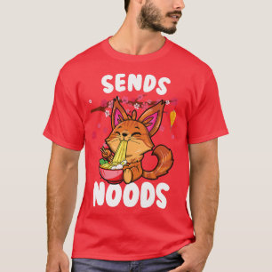 Kids Sends noods main coon ramen cat kawaii  T-Shirt