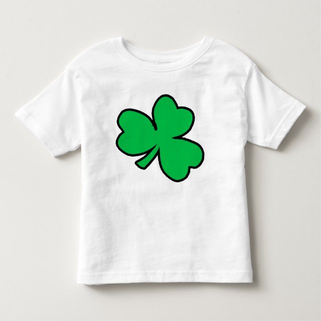 Kid's Shamrock Toddler T-Shirt (Front)