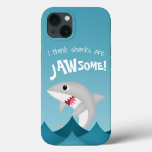 Kid's Shark Theme iPhone 13 Case