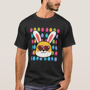 Kids Shiba Inu Bunny Ears Easter Day Cute Dog Pupp T-Shirt