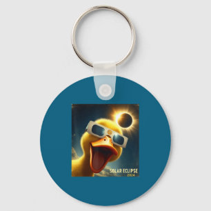 Kids Shirt Selfie Duck Womens Mens Solar Key Ring