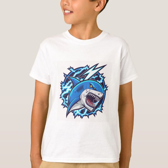 Kid's Shirt-Shark T-Shirt (Front)