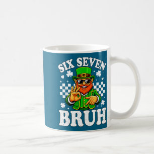 Kids six seven bruh st patricks day 6 7 meme 67 coffee mug