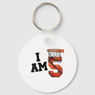 Kids Sketll 5th Birthday Boy Five Year Old Sketll Key Ring