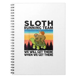 Kids Sloth T-Shirt Notebook