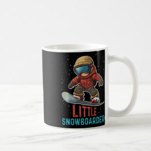 Kids Snowboarding Little Snowboarder Funny Toddler Coffee Mug