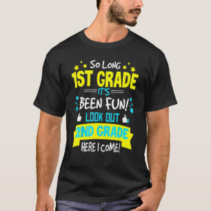 Kids So Long 1st Grade Here I Come Graduation 2nd T-Shirt