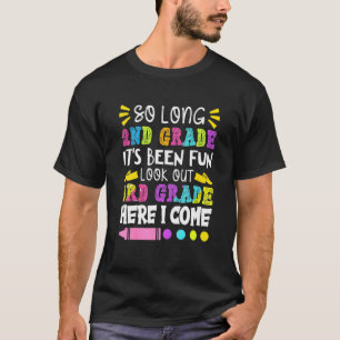 Kids So Long 2nd Grade Its Been Fun T-Shirt
