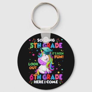 Kids So Long 5th Grade Graduation Here I Come 6th  Key Ring