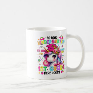 Kids So Long Kindergarten Graduation Graduate Unic Coffee Mug